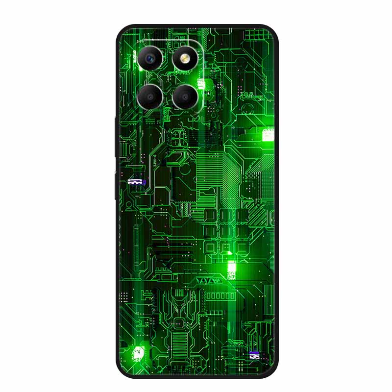 Чехол для Honor X6c X 6 C Funda Модный Мраморный Черный Силиконовый Мягкий Чехол для Телефона Для Honor X6c 4G Задняя Крышка Чехлы HonorX6c Coque
