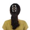DIY Bun Maker Stretch Beaded Hair Clip Elastic Hairpin Double Comb Magic Hair Comb