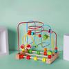 Wooden Fruit & Animal Beads: Educational Toys for Kids' Intelligence & Hand-Eye Coordination Development