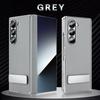 Чехол для Samsung Galaxy Z Fold 7, высококачественная кожа, автоматический возврат, защита магнитного шарнира, влагостойкий, гальванизированный, тонкий, с хорошим захватом