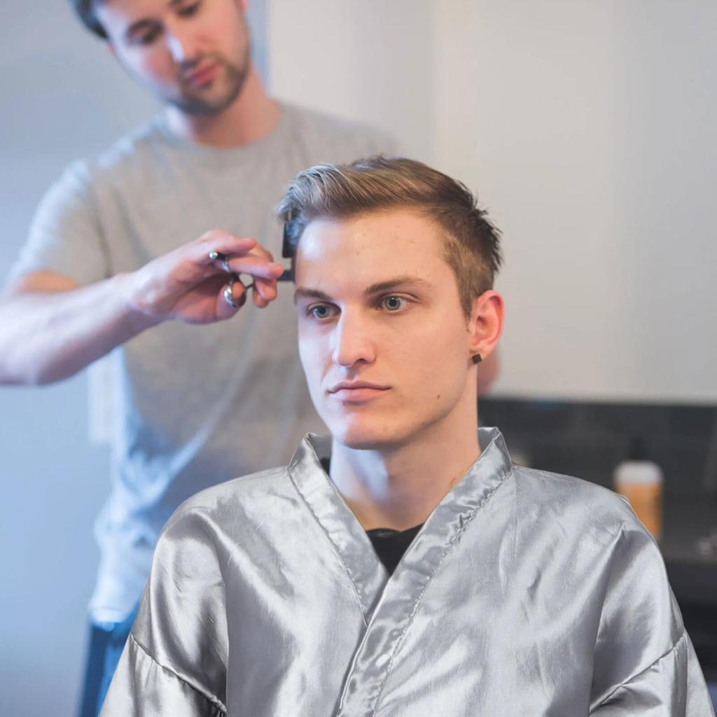 Haircut Barber Suit Salon Clothes Apron Makeup Cape Hairdressing Smocks Gown Dyeing Kimono Shop Professional Gowns