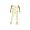 Спортивные брюки из флиса с логотипом и принтом, детские штаны, желтые FD2975-331