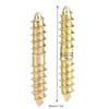 20pcs Zinc Double Ended Dowel Screw Iron for Furniture Assembly,Woodworking