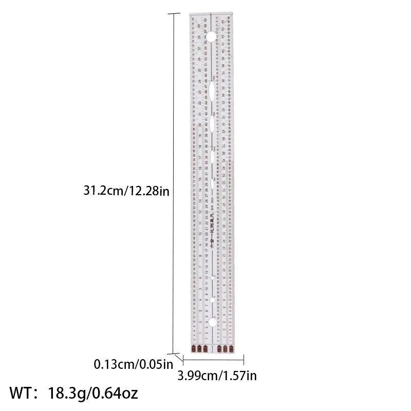 Многофункциональная линейка для создания выкроек одежды: Швейный инструмент для точной резки по кривой