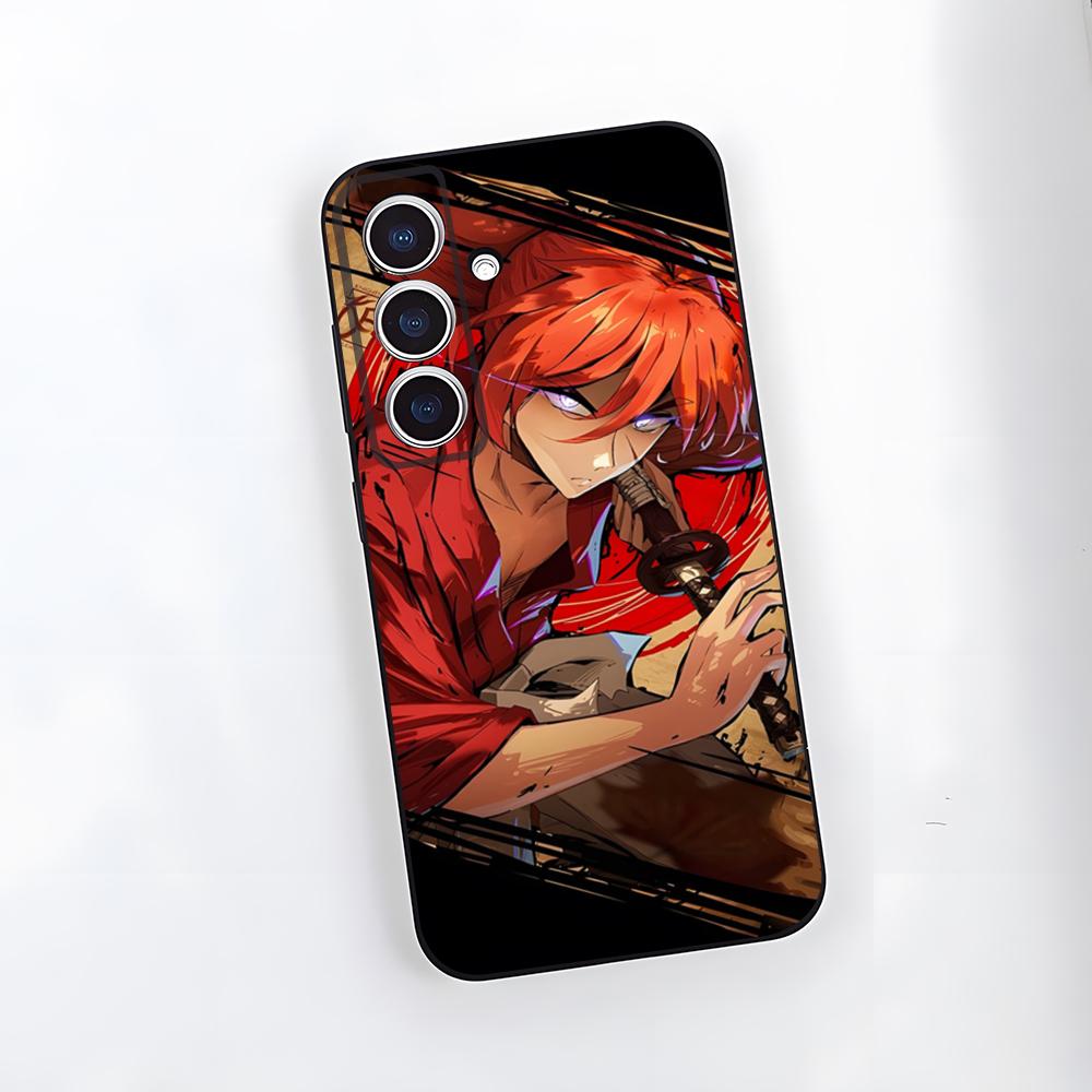 Rurouni Kenshin Anime Phone Case For Samsung A25 A13 A33 5G A54 A36 A35 A56 A52 A14 Shockproof Soft Cover
