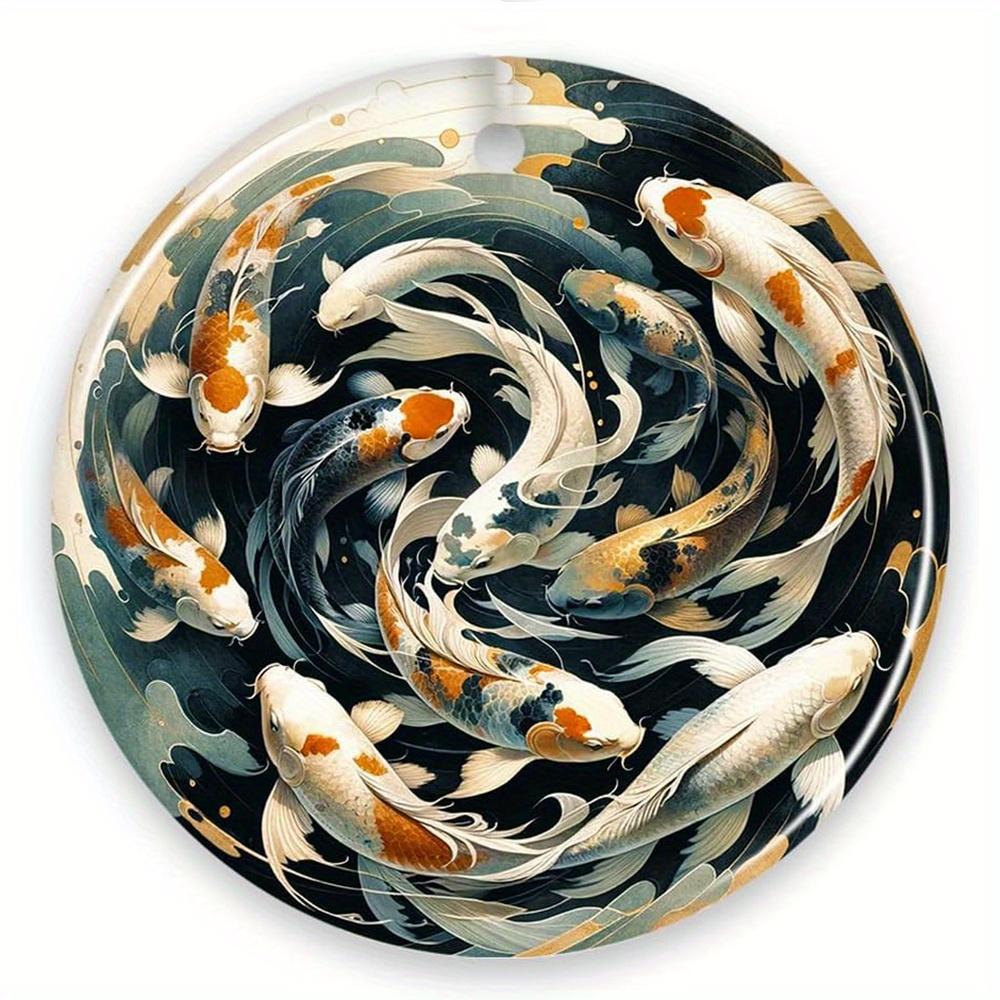 1 шт. 2D Плоская Деревянная Орнаментная Картина Маслом Девы Марии и Младенца Иисуса Нежных Объятий - 20 см