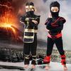 Удобный и дышащий костюм ниндзя-ассасина для мальчиков и детей с регулируемыми элементами