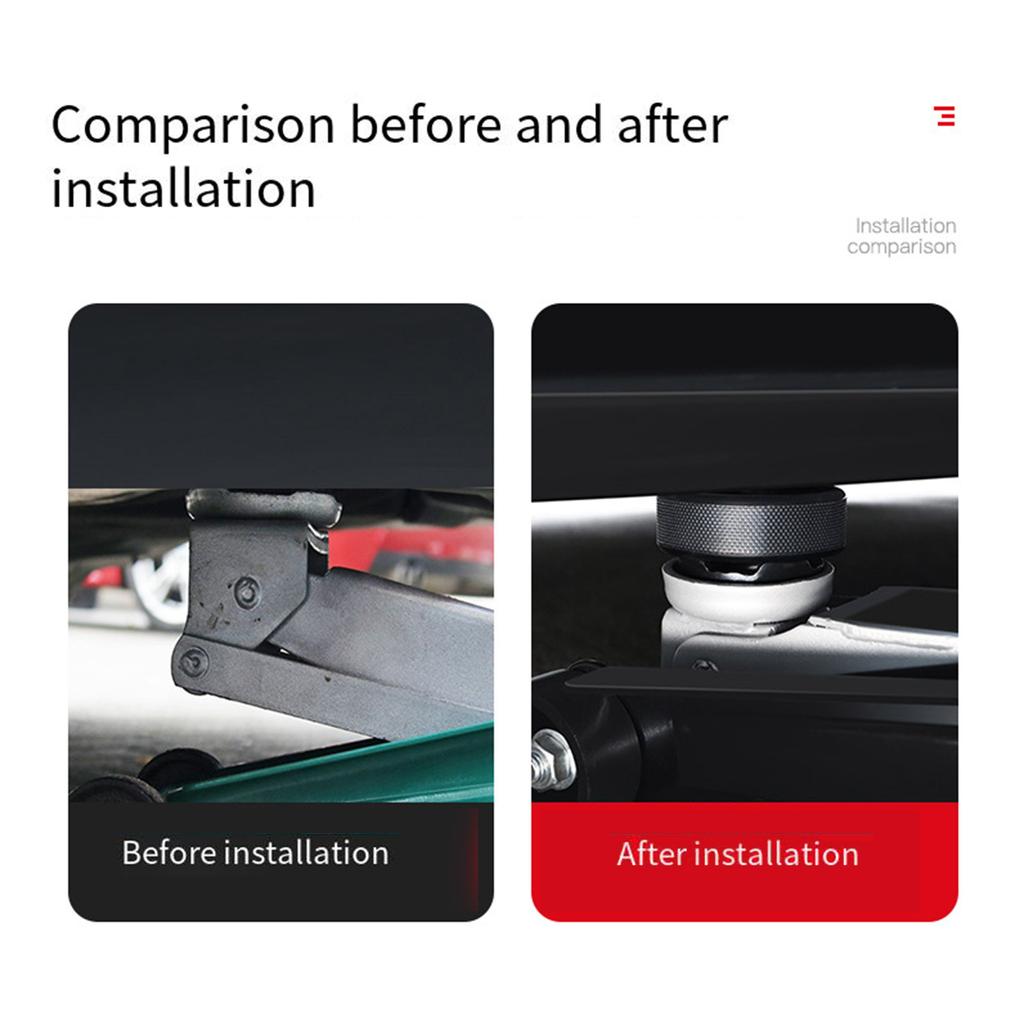 Автомобильный резиновый домкрат, совместимый с адаптером Y-образной точки подъема, шасси инструмента с опорой для точки подъема в кейсе для хранения