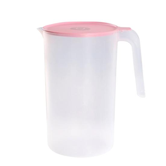 Simple Plastic Transparent Ergonomic Pitcher Large Capacity Handle