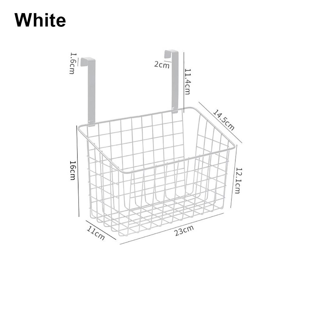 1Pcs Black White Iron Storage Basket Grid Kitchen Storage Rack  Seasoning Bottle