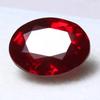 Flawless Natural Red Ruby Mozambique 14-15 Ct Oval Cut Certified Loose Gemstone