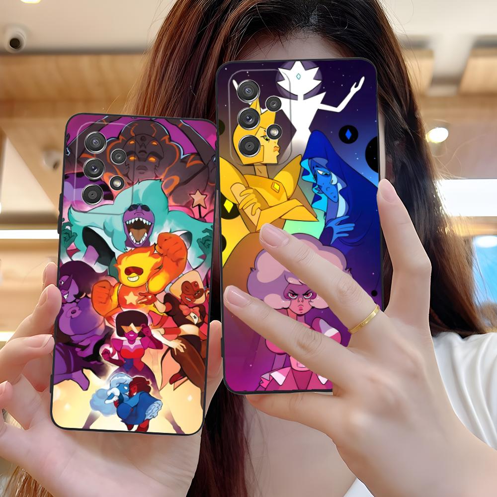 Чехол для мобильного телефона Steven Universe для Samsung Galaxy M55 54 42 35 34 33 32 23 22 15 14 13 12 F55 5G Цветной Защитный Чехол для Телефона
