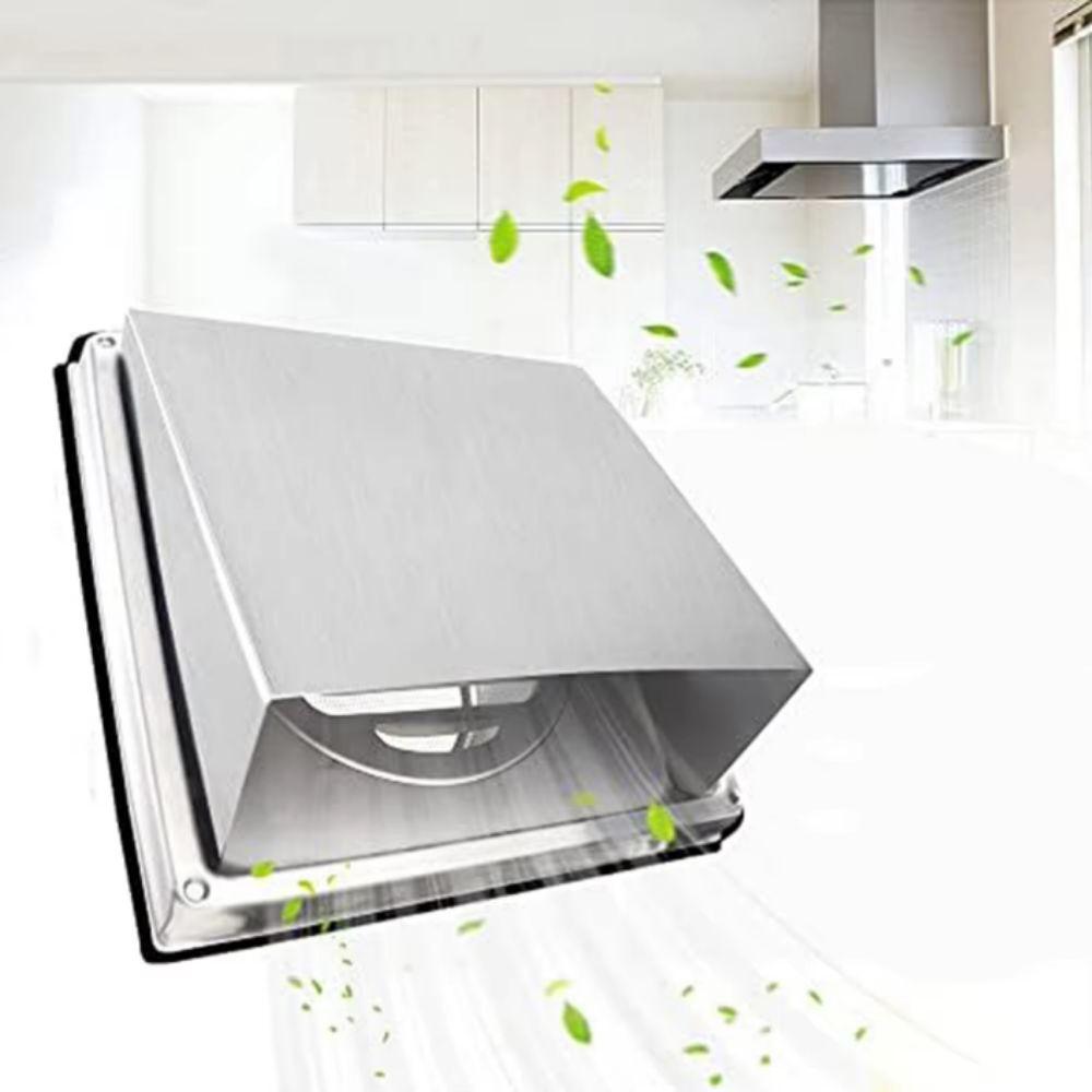 Durable Dryer Vent Cover Non-Return Flap Extractor Wall Vent Ventilation Outlet Ventilation System