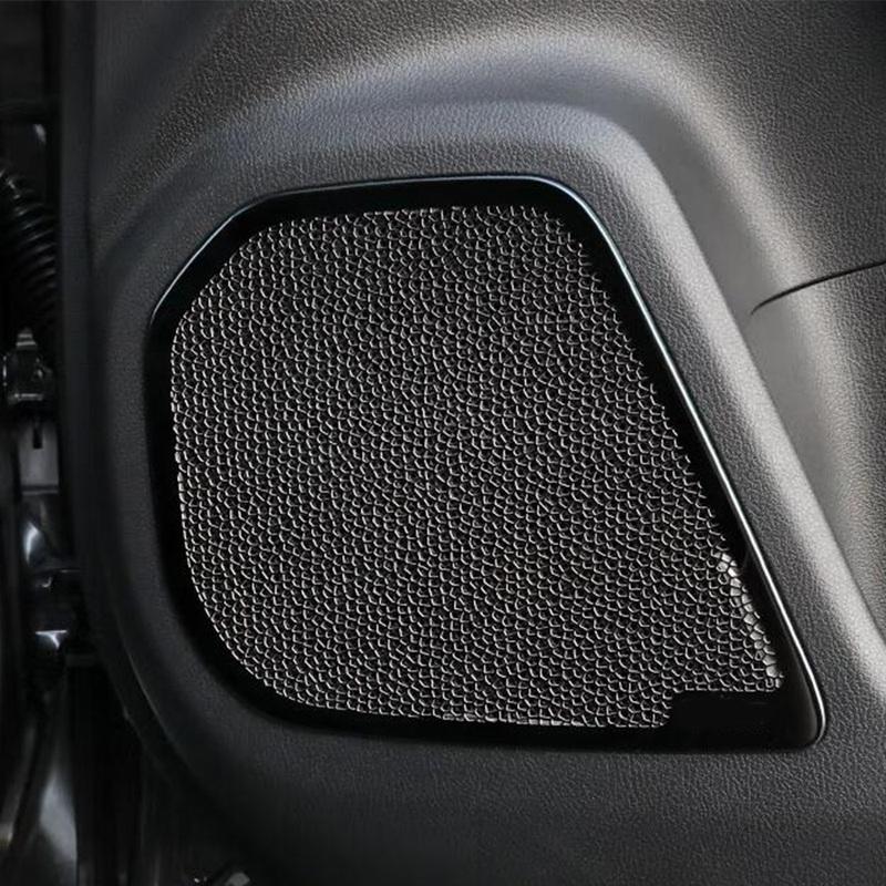 Для Lexus NX 250 260 350h 350 F 2024 Нержавеющая сталь Внутренние крышки аудиодинамиков дверей автомобиля Наклейки-молдинги для стереосистемы 4 шт.
