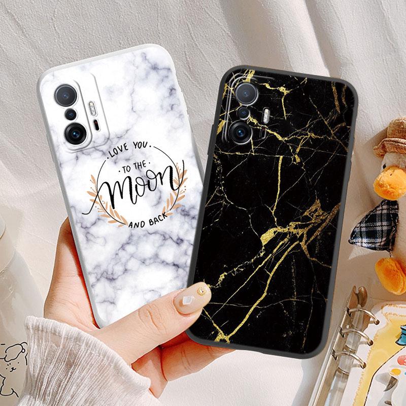 Marble Pattern Phone Case For Xiaomi 11T Pro Mi11T Pro Protective Cover Case Soft Silicone Funda For Xiaomi Mi 12T 13T TPU Coque