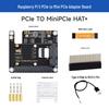 HAT-адаптер Raspberry Pi 5-го поколения PCIe на MiniPCIe для беспроводной сети и USB Bluetooth (Без водителя)