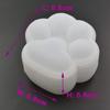 Silicone Cat Paw Shape Box Mold  Cat Claw Jar Mold with Lid Handmade Epoxy Mould  DIY