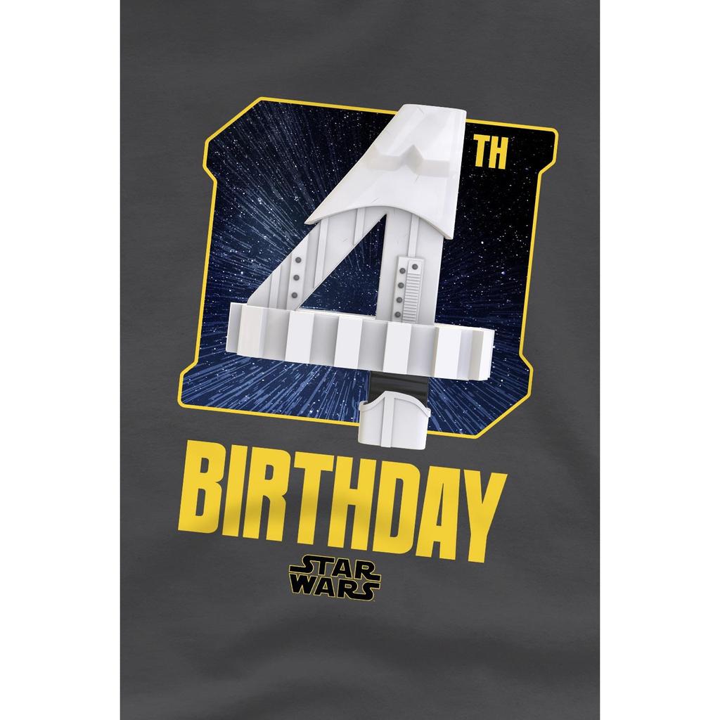 Star Wars Childrens/Kids Stormtrooper Space 4th Birthday T-Shirt