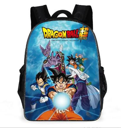 Аниме Периферия Dragon Ball Рюкзак Dragonball Студенческая Школьная Сумка Wukong Полиэстеровый Рюкзак Рюкзак