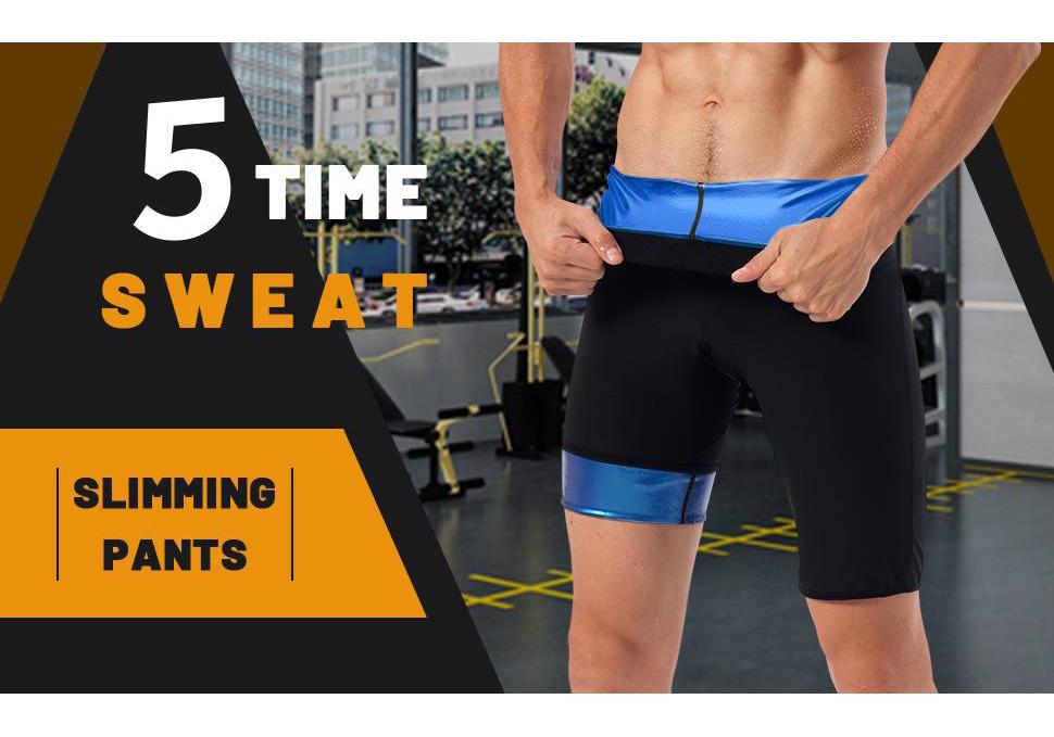 Men's High-Sweat Wicking 5-Point Tight Shorts for Running, Fitness, and Body Sculpting