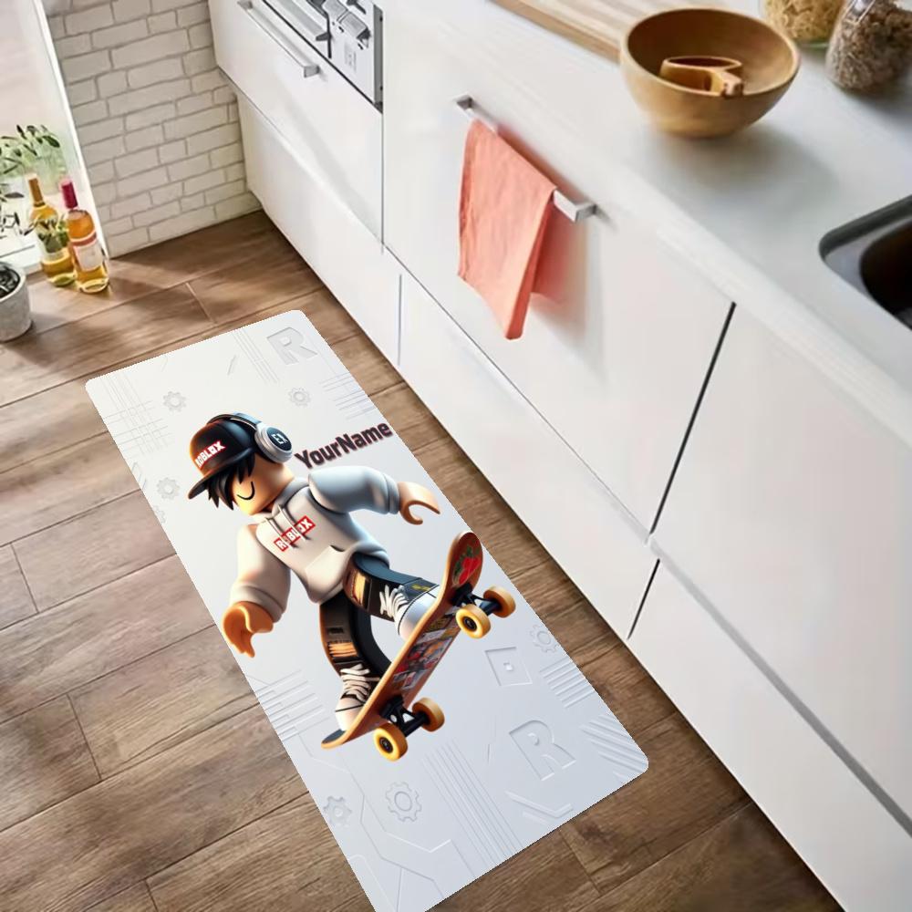 Roblox Customize Your Name Kitchen Rug Runner Rug Laundry Mat Hallway Entryway The Best Gift Choice