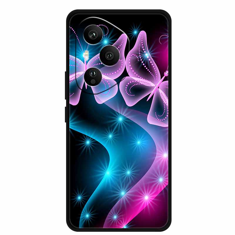 Чехол для Honor 400 Pro 5G Чехол для Honor 400 5G Силиконовая задняя крышка с мраморной раскраской Чехлы для Honor 400 Pro/ 400 Черный ТПУ Чехол 400 Pro 5G