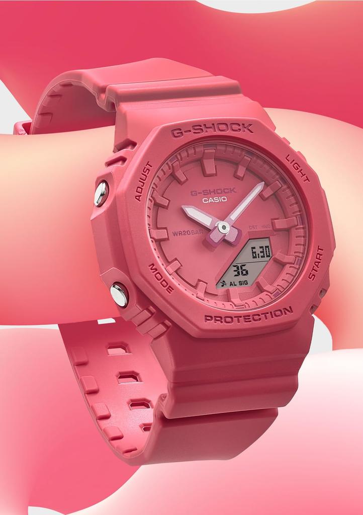 Часы Casio G-Shock (Модель среднего размера, Изготовлена из биомассы, GMA-P2100-4AJF, Женская, Розовая) [Официальный японский продукт]