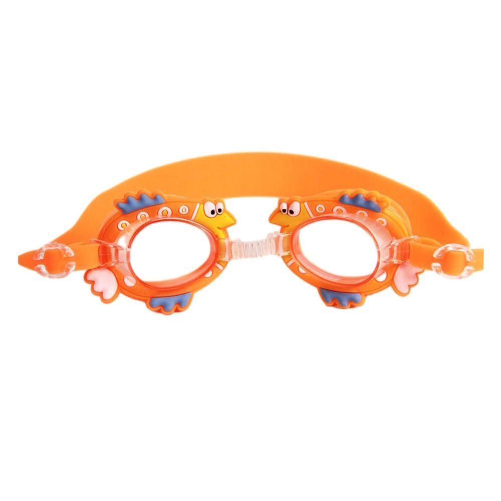 Детские очки для плавания с защитой от запотевания, водные виды спорта с берушами, защита от ультрафиолета, практичные портативные очки для детей