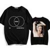 Футболка Robyn The Sexistential Tour 2026 Летняя с коротким рукавом Хлопок Мужские футболки Круглый вырез Модная Свободная Мужские//Женские Футболка с принтом Мерч