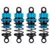 TRZX 4pcs 52mm RC Oil Shock Absorber Front & Rear Damper Kit Upgrade Parts for Tamiya M03, M04, M05, and M06 1/10 RC Touring Cars (Blue, 52mm)