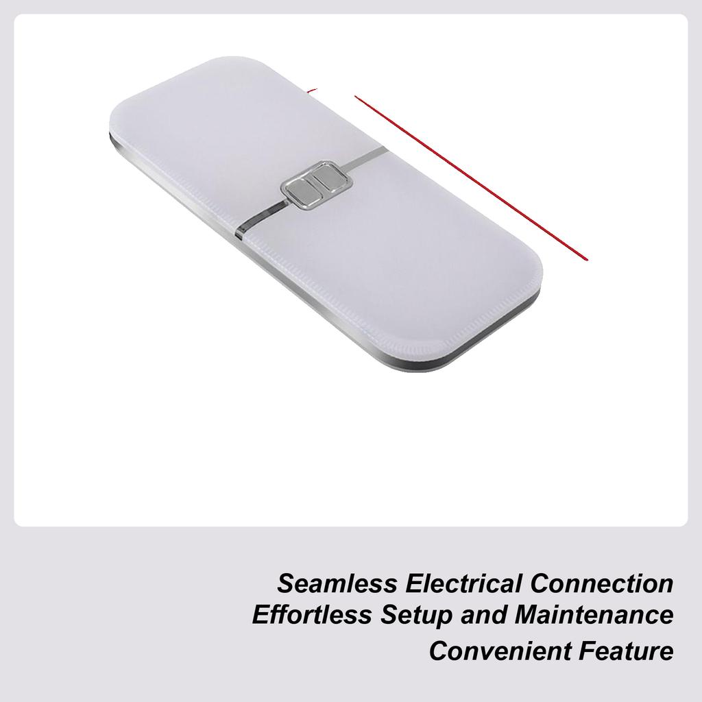 RV Ceiling Light RV Ceiling Light LED Lamp 12–30V Dimmable Triple Color Temperature Lamp For Vehicles Llumination Relaxation