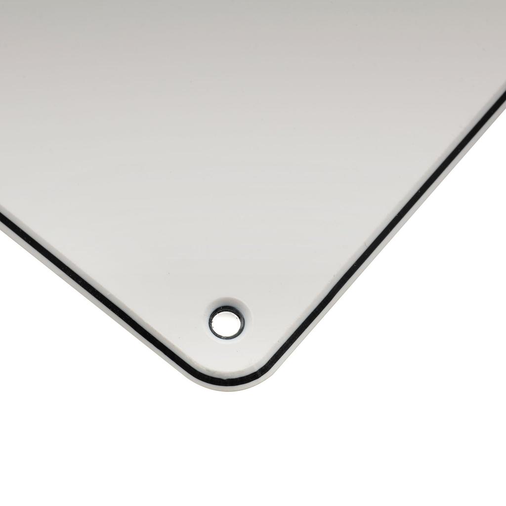 Musiclily Pro ST HSS Tremolo Cavity Backplate для Squier Sonic Strat Электрогитары Белый 6-отверстий, 3-слойный,