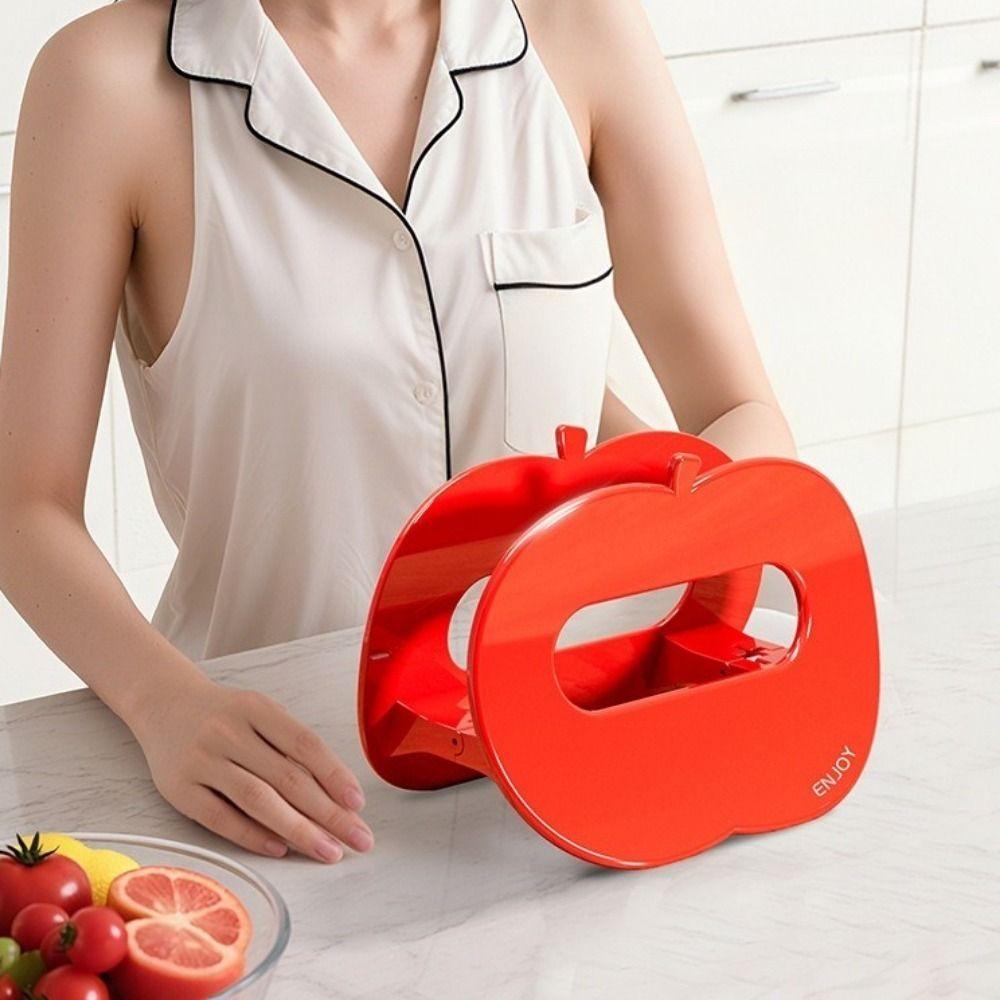 Plastic Cutting Board Holder Fruit Shape Pot Cover Holder Sturdy Utensil Holder Kitchen