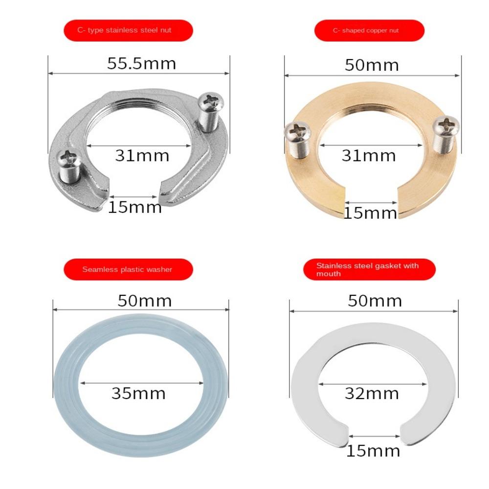 32 мм противоскользящая гайка для смесителя, аксессуары для крепления смесителя, крепеж для умывальника, фитинг для дома