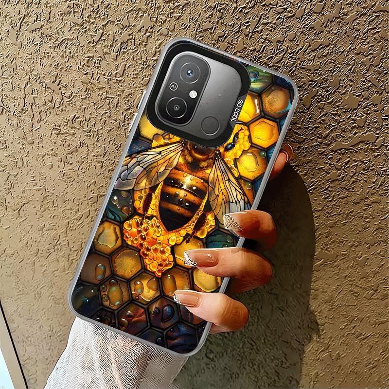Bee Keeping Honey Cute Shockproof Phone Case for Xiaomi Poco X7 X6 X5 X3 Pro F7 Ultra M8 Redmi 15C 15 14C 13C 12C 10C 13 12 10