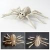 Halloween Animal Skeleton Horrible Spider Skeleton Statue Simulation Spider Bone Model for Yard Garden Lawn Patio Halloween Decor