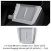 Silicone Wireless Charging Pad For Tesla Model 3 Highland Model Y Juniper 2025 Car Anti Slip and Dustproof Pad Auto Accessories