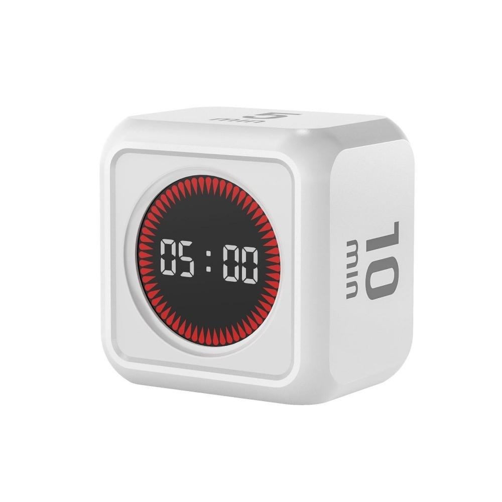LED Display Gravity Sensing Timer 4 Preset Time Cube Timer Visual Flip Timer  Productivity Tool