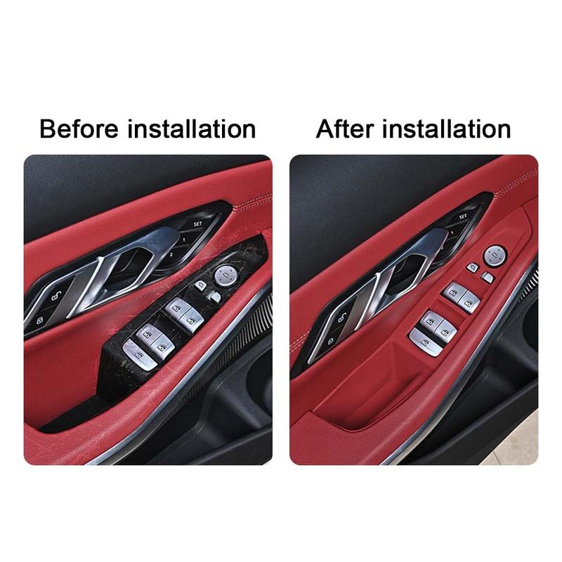 Car Decoration Window Switch Button Trim For BMW 3 Series 325li 330li -2025 Cars Accessories Upgrade Modify A Car
