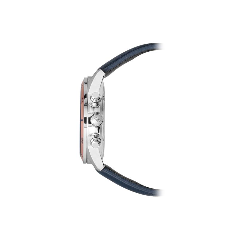 Casio Серия EDIFICE простая повседневная модная модель 100 метров водонепроницаемость японские и корейские часы мужские часы кварцевый механизм кожа EFR-526L-2AV