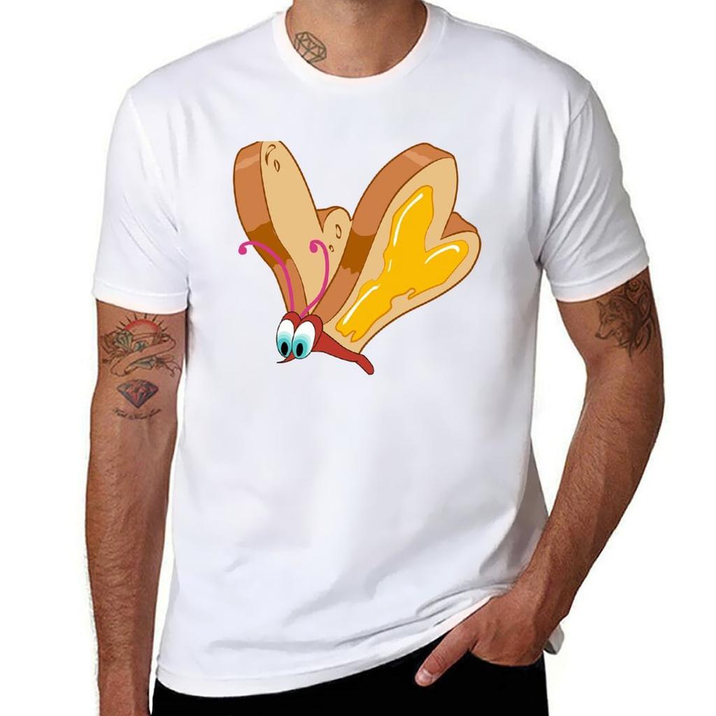Bread And Butterfly Tshirt Sun Block Outdoor Tshirt