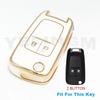 TPU Smart Key Case For Chevrolet Car Key Fob for Chevrolet Chevy Cruze Malibu Camaro Aveo Equinox Impala Sonic 2 3 4 5 Buttons