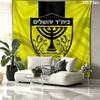 Beitar Jerusalem Wall Tapestry Aesthetic Wall Hanging Printed Fabric Blanket Decorative Tapestries for Bedroom Living Room Home Decor