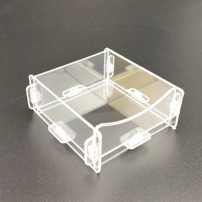 «Прозрачная акриловая кормушка для хомяков с платформой для игрушек и качелями»