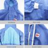 3M4532+ Синий защитный комбинезон с капюшоном, защищающий от радиации, химических веществ и пыли