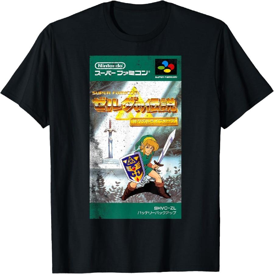 The Legend of Zelda A Link To The Past Vintage Kanji Game T-Shirt