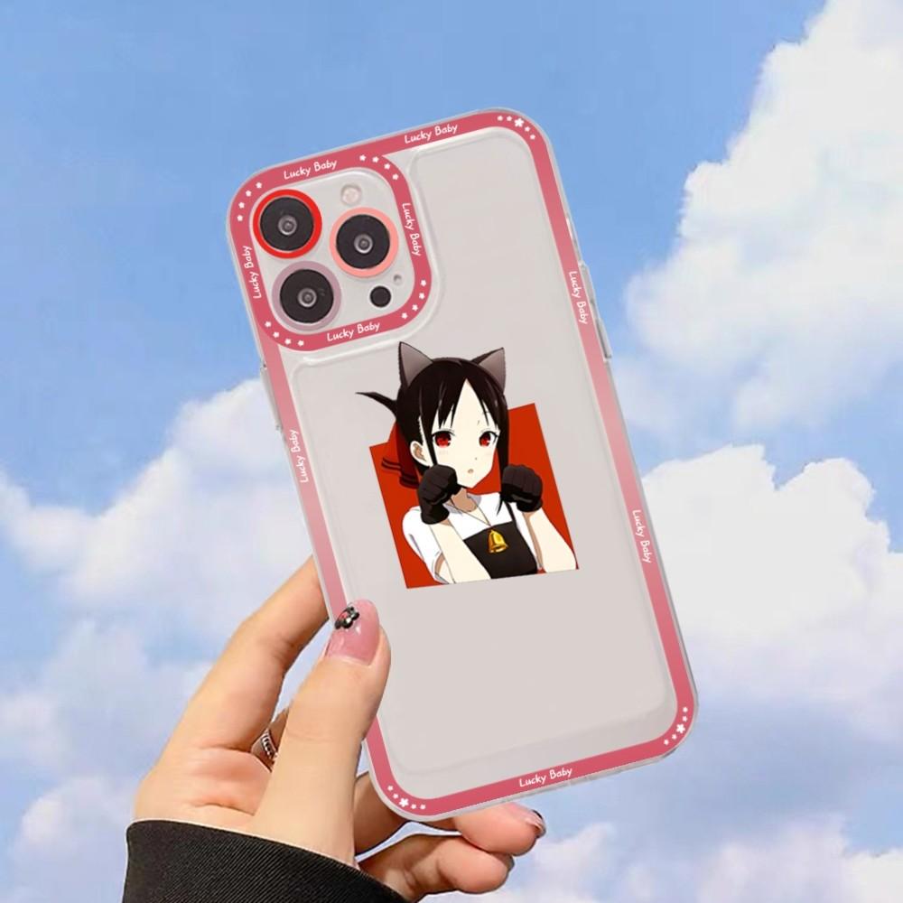 Чехол для телефона Kaguya Sama Love is War для iPhone 15 11 12 13 14 Mini Pro Max XR X XS, прозрачный чехол из ТПУ