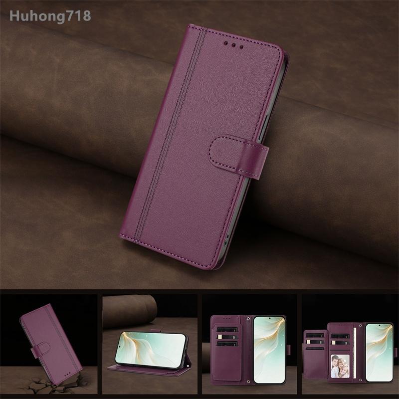 For OPPO A32 A33 A52 A53 A53S A72 A73 A92 A92S A93 2020 4G 5G Flip Wallet Case Leather Cover With Card Slot Silicone Hand Strap Wireless Charging