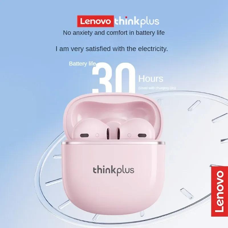 Оригинальные беспроводные Bluetooth 5,4 наушники Lenovo LP42, музыкальные наушники-вкладыши со сверхдлительным сроком службы батареи, IP6, пылезащитные наушники