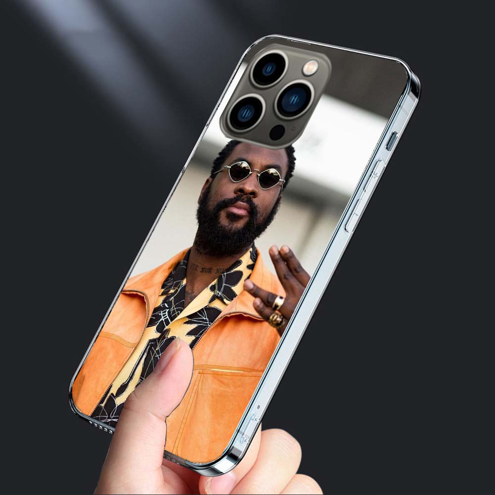 Чехол для телефона рэпера Damso для iPhone 16E 15 Pro 14 Plus 17E 16 17 Pro Max Air 11 12 13 Mini Ударопрочный Capa Милый чехол TPU Прозрачный